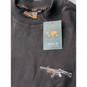 black GSG 5 NWT tactical sweatshirt XL German Sport Guns Embroidered ATI